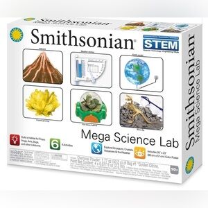 Smithsonian Mega Science Lab Kit STEM Activities Ages 12+ Brand New In Box